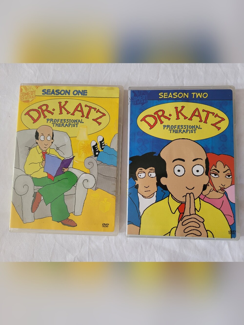Dr. Katz Professional Therapist DVD Lot Seasons 1 & 2 EUC Comedy Central